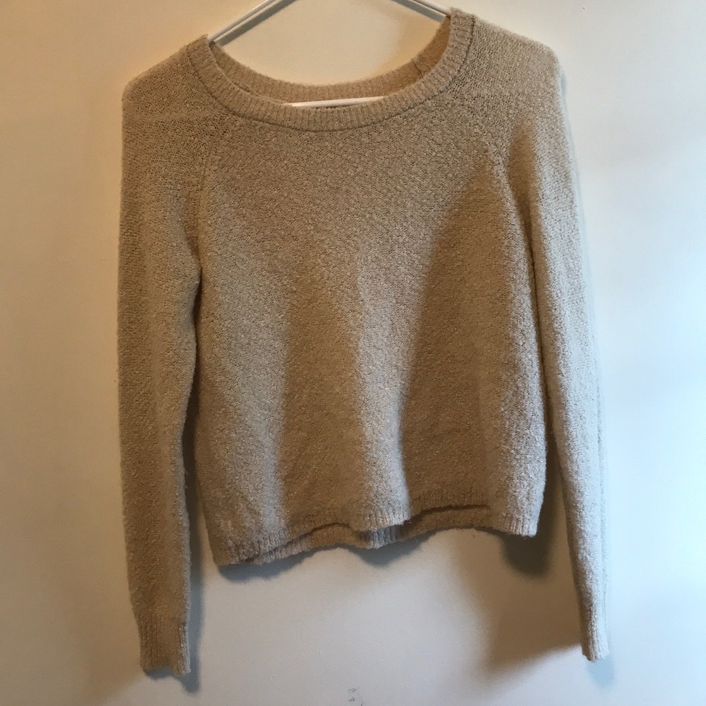 Cream sweater